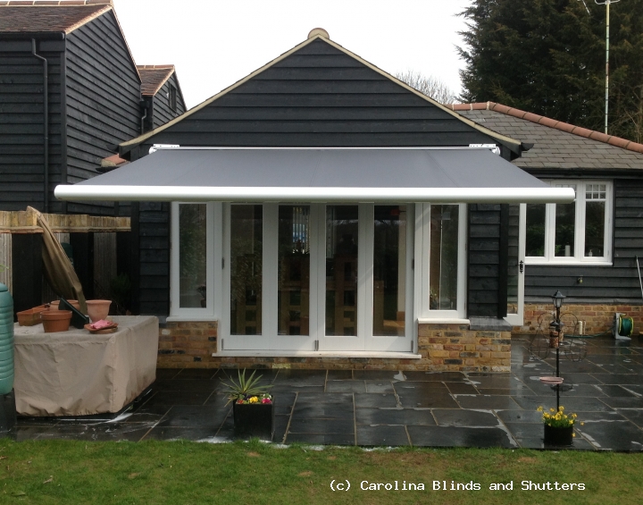 SUMMER 2019 IS JUST AROUND THE CORNER. KEEP IN THE SHADE WITH AN AWNING FROM CAROLINA BLINDS & SHUTTERS Blinds and awnings for the summer