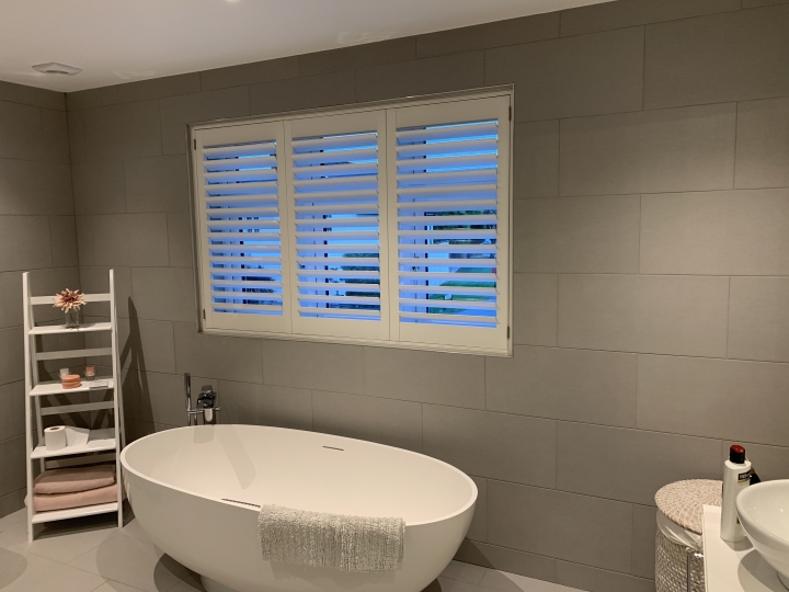 Shutters for bathrooms Plantation shutters fitted in Cheshunt, Hertfordshure