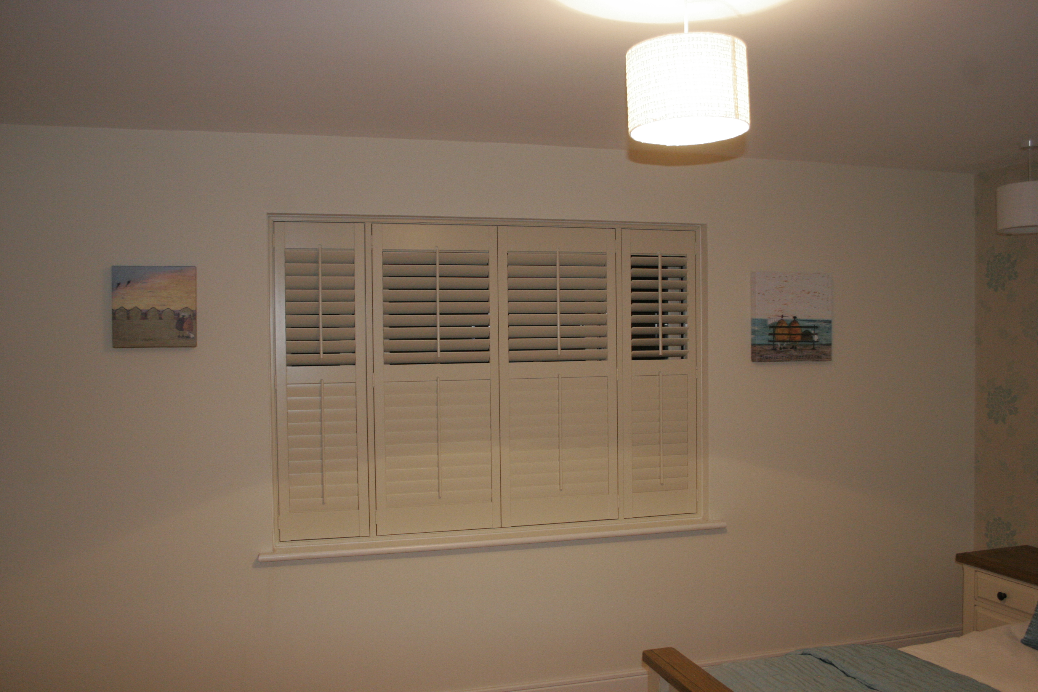 63mm Louvre shutters fitted in Hoddesdon  - Plantation shutters -  Carolina Blinds