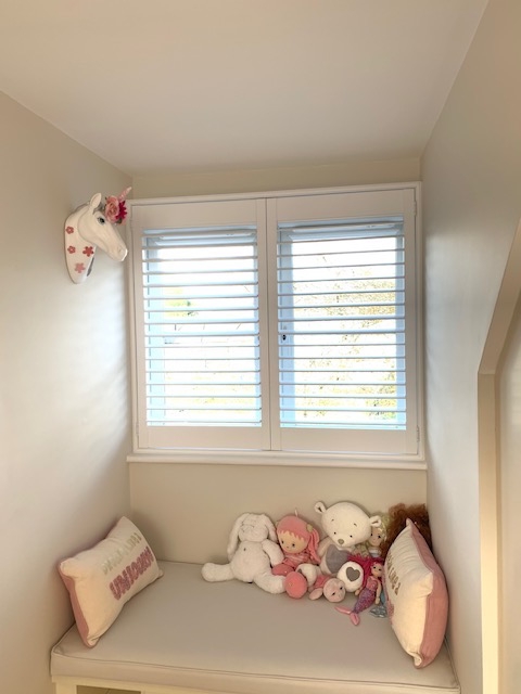 Beautiful shutters with 63mm louvres and easy tilt. Bishops stortford, Ware, Cheshunt, Hertfordshire, Hertford, Sawbridgworth  - Plantation shutters -  Carolina Blinds