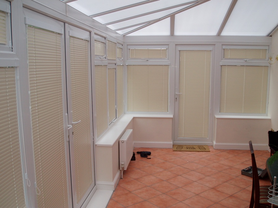 Intu venetians fitted to conservatory in Bishops Stortford  - Conservatory window blinds -  Carolina Blinds