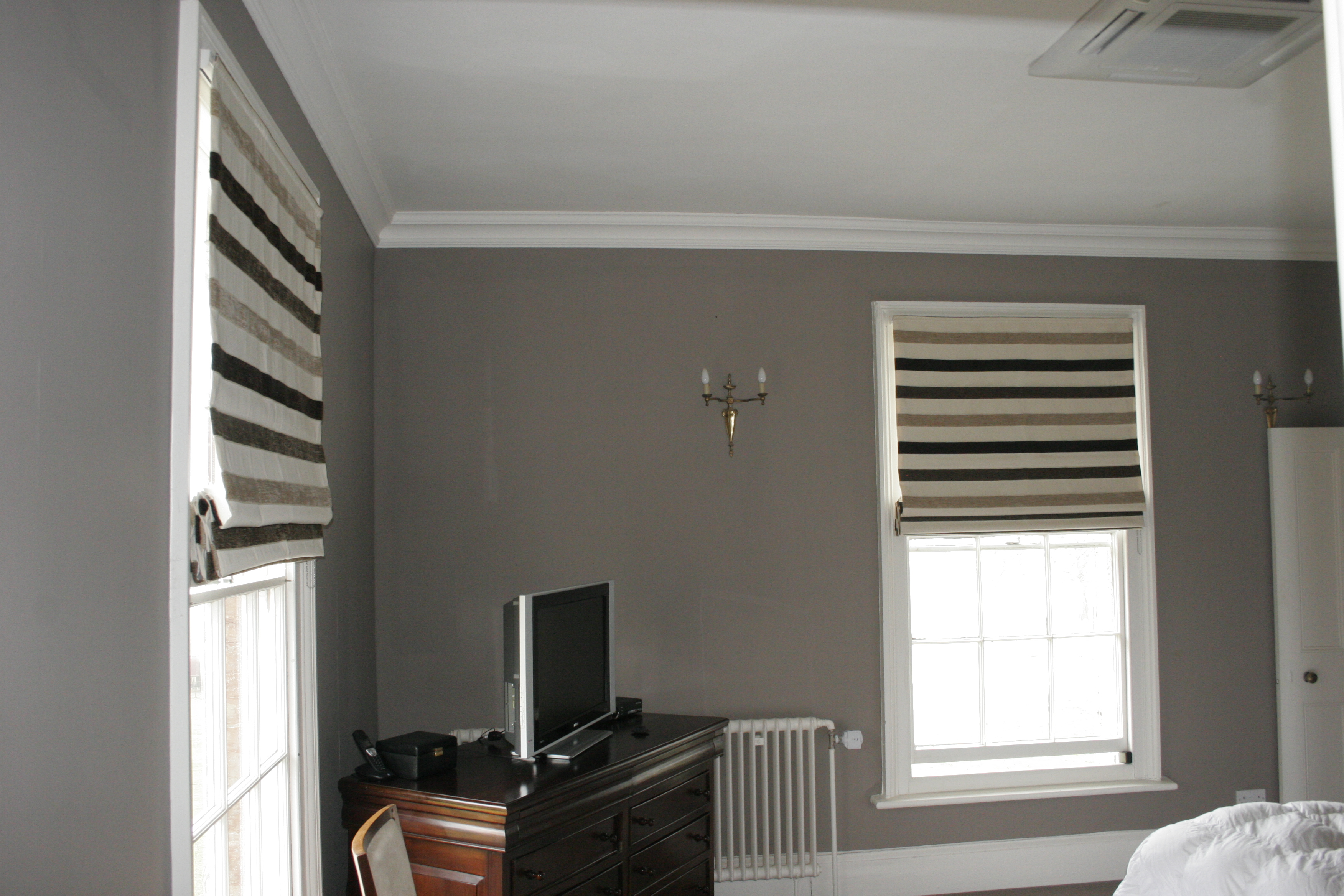 Roman blinds fitted in bedroom in Great Dunmow  - Roman blinds -  Carolina Blinds