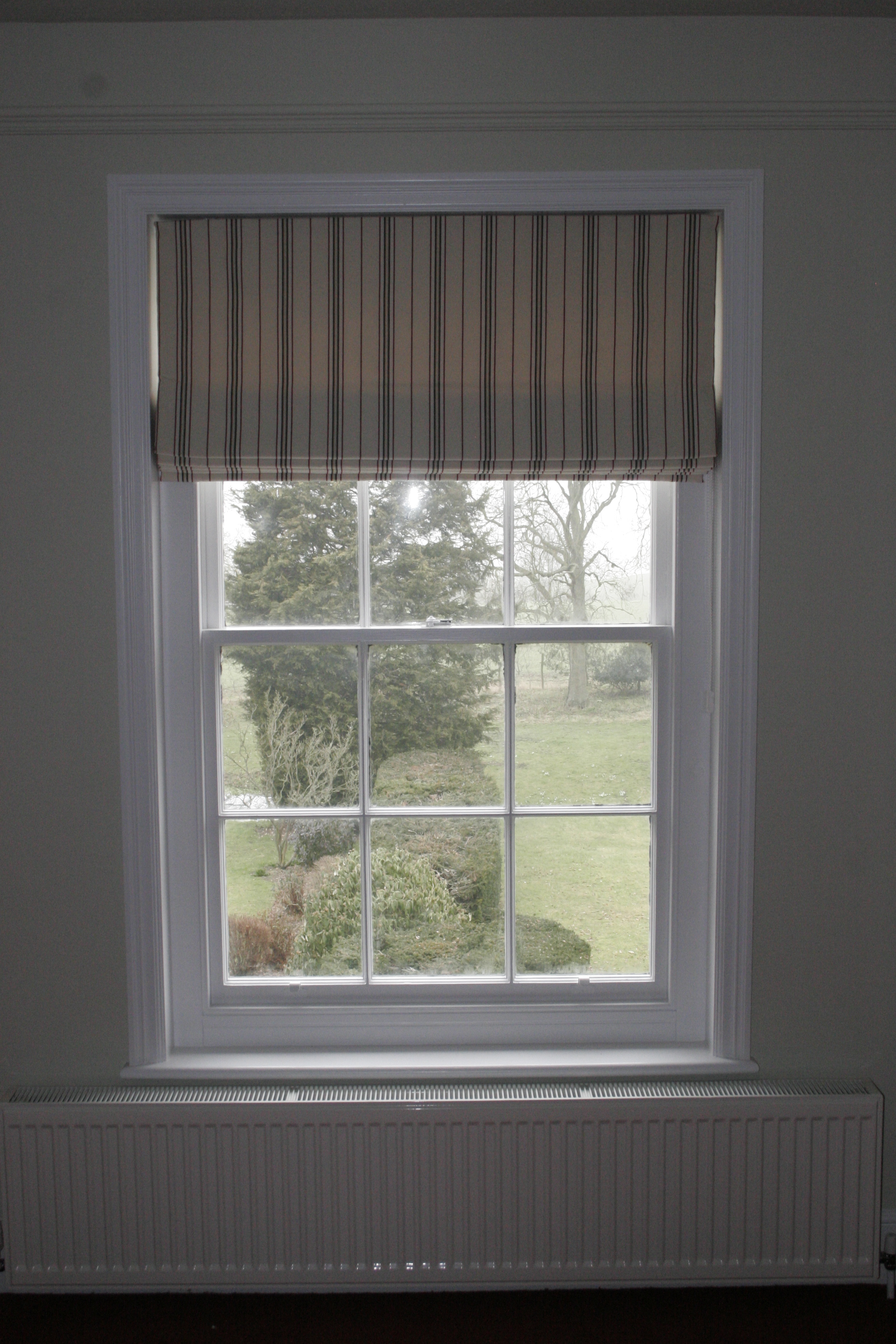 Roman Blind fitted in bedroom in Essex  - Roman blinds -  Carolina Blinds