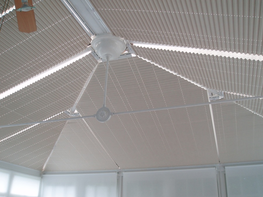 Pleated blinds fitted in Sawbridgeworth  - Conservatory roof blinds -  Carolina Blinds